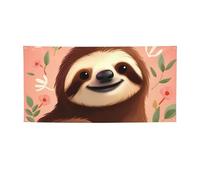 Bannière décorative créative à suspendre au mur - Bannière « You Are Awesome Sloth » - Grande bannière de fête - Poster de fête - Toile de fond pour Nouvel An, remise de diplôme, mariage, fête