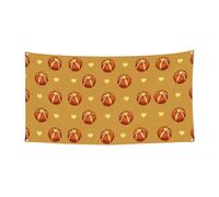 Bannière décorative de 177,8 x 89,9 cm, bannière de pain beurré à suspendre, bannière à suspendre, pour intérieur ou extérieur, fête de Noël, fête d'anniversaire, bannière