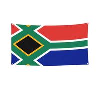 Bannière décorative de 177,8 x 89,9 cm, drapeau de l'Afrique du Sud, bannière de vacances à suspendre, bannière de fête d'anniversaire pour l'intérieur et l'extérieur, fête de Noël, bannière de fête