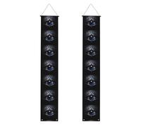 Bannière décorative de porche HJFCZH avec impression mauvais œil - Décoration de vacances pliable pour fêtes, rassemblements, remise de diplôme