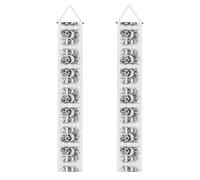 Bannière décorative de porche WZYWHJ artistique lettre B impression décorations de fête durables et adaptées pour les fêtes, les célébrations, les remises de diplômes