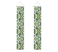 Bannière décorative de porche WZYWHJ Encyclopédie des fougères Impressions Décorations de fête durables et adaptées pour les fêtes, les célébrations, les remises de diplômes