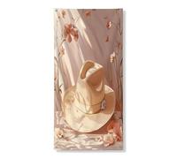 Bannière décorative de porte de printemps Martin - Motif floral occidental romantique - Décoration de fond pour intérieur et extérieur - 91,4 x 183 cm