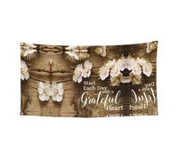 Bannière décorative imprimée avec citations inspirantes - 90 x 180 cm, adaptée pour les réunions de famille, les cérémonies de remise de diplôme, la décoration murale de photo