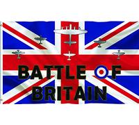 Bannière décorative pour 85e anniversaire de la bataille d'Angleterre - 1,5 m - 0,9 m - Souvenirs pour anciens combattants 1940 2025 (style 3)