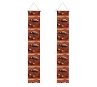 Bannière décorative pour intérieur et extérieur - Motif planète mars