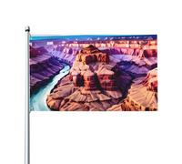 Bannière décorative pour jardin, cour, intérieur et extérieur - Drapeau imprimé Grand Canyon - 91 x 152 cm