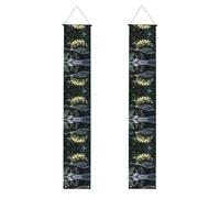 Bannière décorative pour porche WZYWHJ - Petite tortue florale - Décorations de fête durables et adaptées pour les fêtes, les célébrations, les remises de diplômes