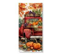 Bannière décorative pour porte de camion de récolte, design rustique de ferme d'automne, décoration saisonnière pour extérieur et intérieur, 91,4 x 183 cm