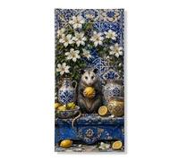 Bannière décorative pour porte d'entrée, décoration de porte d'entrée, décoration de porte d'entrée, décoration de fond à suspendre au printemps, fournitures de festival 91,4 x 183 cm