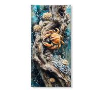 Bannière décorative pour porte d'entrée, intérieur ou extérieur, thème nautique d'été, 91,4 x 183 cm