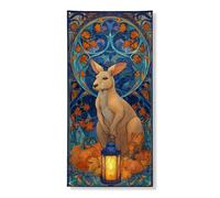 Bannière décorative pour porte d'entrée - Lanterne d'automne - Décoration vintage - Motif citrouille - Pour intérieur et extérieur - Fournitures saisonnières d'automne - 91,4 x 183 cm