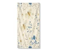 Bannière décorative pour porte d'entrée - Motif lucioles - Pour intérieur et extérieur - 91,4 x 183 cm