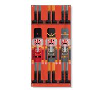 Bannière décorative pour porte d'entrée, motif soldats de dessin animé, décoration de porte d'entrée, fournitures de fête d'intérieur et d'extérieur 91,4 x 183 cm