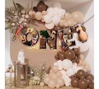 Bannière décorative Sauage « One » : parfaite pour les fêtes d'anniversaire avec un thème de sauage audacieux et féroce. Ajoute une décoration élégante et attrayante à votre fête, rendant le jalon