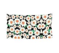 Bannière d'extérieur à suspendre avec motif marguerite pour voiture, bateau, fête de jardin, bannière Happy Holiday Christmas Halloween