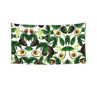 Bannière d'extérieur à suspendre motif avocats pour voiture, bateau, fête de jardin, bannière Happy Holiday Christmas Halloween