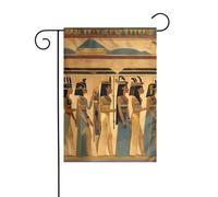 Bannière d'extérieur imprimée « Women in Ancient Egypt » - 30,5 x 45,7 cm - Décoration de cour - Cadeaux pour la maison - Fournitures de fête