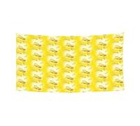 Bannière d'Halloween avec impression de chips de pommes de terre, parfaite pour Halloween, Noël, design simple face, fournitures de décoration de fête