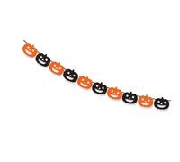 Bannière d'Halloween avec plaque de citrouille heureuse pour décoration de fête Fournitures à suspendre cadeaux