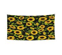 Bannière d'Halloween de qualité supérieure - 180 x 90 cm - En polyester résistant à la décoloration - Avec œillets métalliques - Pour décoration de fête, jardin, bateau, bar, belle bannière de fête