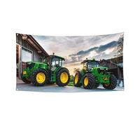 Bannière d'Halloween de qualité supérieure - 180 x 90 cm - En polyester résistant à la décoloration - Avec œillets métalliques - Pour décoration de fête, jardin, bateau, bar, machines agricoles