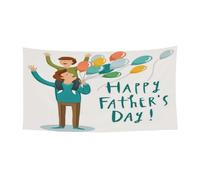 Bannière d'Halloween de qualité supérieure - 180 x 90 cm - En polyester résistant à la décoloration - Avec œillets métalliques - Pour décoration de fête, jardin, bateau, bar, fête des pères