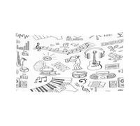 Bannière d'Halloween et de Noël, 180 x 90 cm, en polyester résistant à la décoloration, avec œillets métalliques pour décoration de fête, jardin, bateau, bar, instruments, artistes, oiseaux, bannière