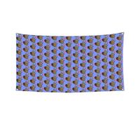 Bannière d'Halloween imprimée castor, parfaite pour Halloween, Noël, design simple face, fournitures de décoration de fête