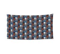 Bannière d'Halloween imprimée New York City parfaite pour Halloween, Noël, design simple face, fournitures de décoration de fête