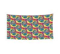 Bannière d'Halloween imprimée ours dansant, parfaite pour Halloween, Noël, design simple face, fournitures de décoration de fête