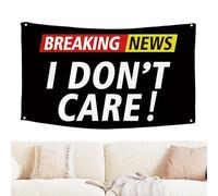 Bannière d'humour et de satire, drapeaux 3x5 pieds Dernières nouvelles, Bannière de déclaration 3x5 pieds, Bannière d'extérieur Drapeau de cour 2 oeillets pour maison, jardin, patio