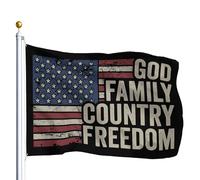 Bannière Dieu, la famille, la patrie, la liberté extérieur drapeaux