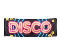 Bannière - Disco Fever - 74 cm x 2.20 m - Polyester - Décoration de fête - Intérieur