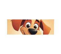 Bannière drapeau 180 x 60 cm - Grand panneau personnalisé à suspendre - Bannières de chien de dessin animé - Pour intérieur et extérieur - Bannières d'art mural pour entreprise, fête d'anniversaire