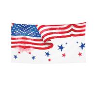 Bannière drapeau américain et étoiles pour Halloween, Noël, décorations de fête, accessoires de studio, décoration de festival