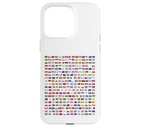 Bannière Drapeau du Monde Drapeaux internationaux Drapeaux nationaux Coque pour iPhone 15 Pro Max