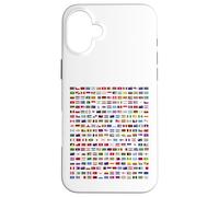 Bannière Drapeau du Monde Drapeaux internationaux Drapeaux nationaux Coque pour iPhone 16 Plus