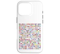 Bannière Drapeau du Monde Drapeaux internationaux Drapeaux nationaux Coque pour iPhone 16 Pro