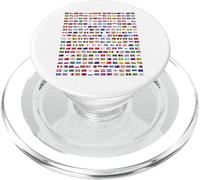 Bannière Drapeau du Monde Drapeaux internationaux Drapeaux nationaux PopSockets PopGrip pour MagSafe