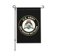Bannière Écusson du 2e bataillon de l'armée américaine Porche 30x45
