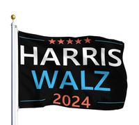 Bannière Élection Harris-Walz 2024 Kamala Tim Waltz Drapeau