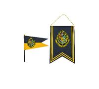 Bannière Et Drapeau Poudlard Harry Potter Taille Unique Noir