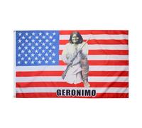 Bannière États-Unis Geronimo Américain Léger Grande Drapeau Fly Drapeau Grand Pour Party Festivités Extérieur 90X150Cm