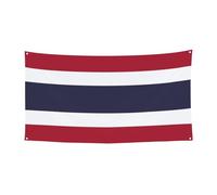 Bannière extérieure à suspendre avec drapeau de la Thaïlande pour voiture, bateau, fête de jardin, bannière Happy Holiday Christmas Halloween