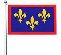 Bannière Extérieure Drapeau Anjou Décoratifs Drapeau Avec Œillets Drapeau Corsaire Pour Anniversaire Intérieur Maison 90X150Cm