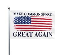 Bannière extérieure « Make Common Sense Great Again » (1,2 m x 1,8 m)