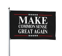 Bannière extérieure « Make Common Sense Great Again » (1,2 m x 1,8 m)