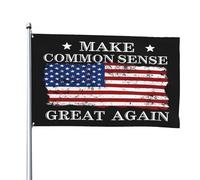 Bannière extérieure « Make Common Sense Great Again » (1,2 m x 1,8 m)