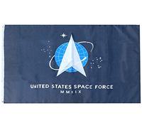 Bannière Force spatiale des États-Unis Pavillon Balcon 3x5 FT | 2 œIllets Grande Drapeau RéSistant Aux IntempéRie Drapeau Double Face FêTe Parade